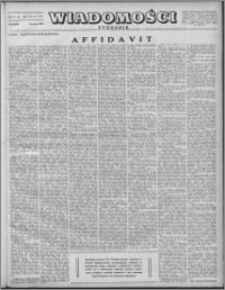 Wiadomości, R. 7 nr 11 (311), 1952