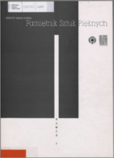 Pamiętnik Sztuk Pięknych 2004 nr 7
