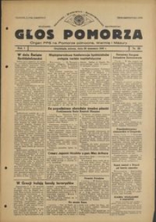 Głos Pomorza : organ PPS na Pomorze północne, Warmię i Mazury : 1945.09.28, R. 1, nr 58