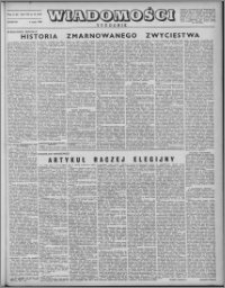 Wiadomości, R. 7 nr 18 (318), 1952