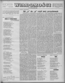 Wiadomości, R. 7 nr 22 (322), 1952