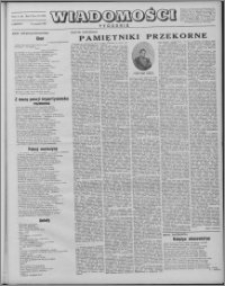 Wiadomości, R. 7 nr 33 (333), 1952