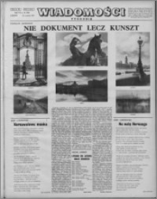 Wiadomości, R. 7 nr 39 (339), 1952