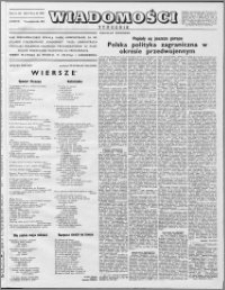 Wiadomości, R. 7 nr 43 (343), 1952