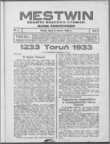 Mestwin, R. 8 nr 1, (1933)