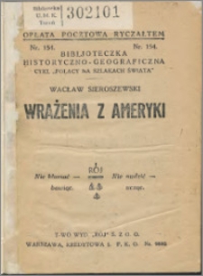 Wrażenia z Ameryki