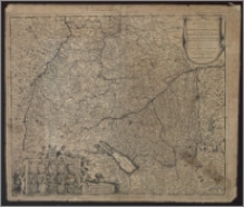 Circulus Suevicus in guo sunt Ducatus Wirtenbergensis Marchionatus Badensis Burgoviensis comitatus Otting Bechberg Konigsek. Hohenzolern & Furstenberg baronatus Limpurg Waldburg & Iustingen Status Domus Fuggerorum episcopatus Augustae Constanciae abbatia Kemptensis, et territoruim Ulmense