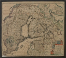 Regni Sueciae tabula generalis, divisa in Sueciae, Gothiae, Regna Finlandiae, Ducatum Laponiam et subdivisa in caeteras provincias minores