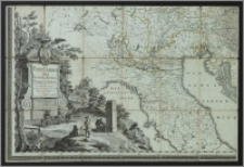 Post Charte der kaiserl königl. Erblanden durch Herrn Abbe Georg Ignaz Freyherrn von Metzburg[s] kais. königl. Professor der Mathematique an der Universitet in Wien Gestochen von Mansfeld