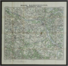 Mapa samochodowa Rzeczypospolitej Polskiej. Arkusz 7, Warszawa