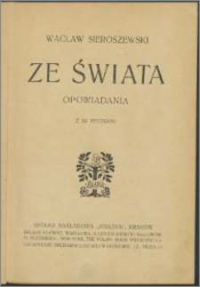 Ze świata : opowiadania