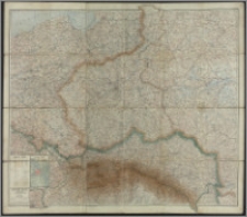 Królestwo Polskie i przyległe prowincye Austryi, Niemiec i Rosyi w 6.ciu sekcyach