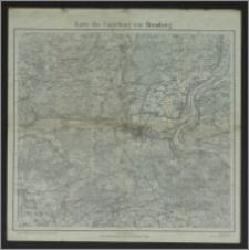 Karte der Umgebung von Bromberg