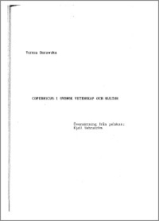 Copernicus i svensk vetenskap och kultur