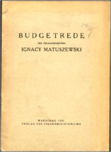 Budgetrede