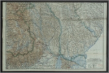 Nördliches Rumänien (Moldau) mit angrenzendem Russland (Bessarabien) bis Odessa