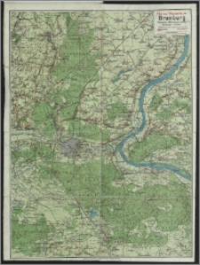 Bromberg : Pharus-Wanderkarte