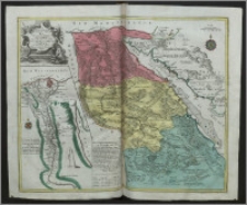Le cours entier du grand et fameux Nil appellé la revière de l' Egypte dans l' Ecriture Sainte avec la Basse et la Haute Egypte