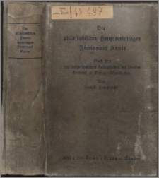 Die philosophischen Hauptvorlesungen Immanuel Kants