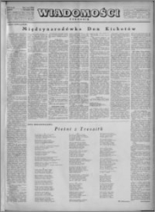 Wiadomości 1950, R. 5, nr 1 (196)