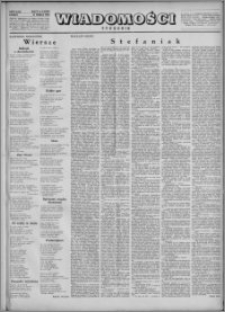 Wiadomości, R. 5, nr 11 (206), 1950