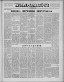 Wiadomości, R. 5, nr 48 (243), 1950