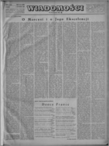 Wiadomości, R. 4, nr 1 (144), 1949