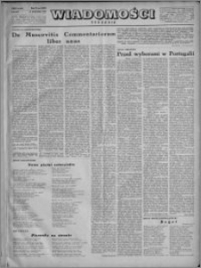 Wiadomości, R. 4, nr 4 (147), 1949