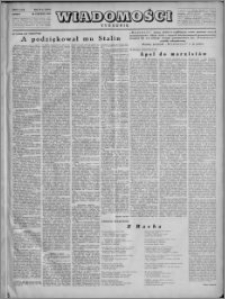 Wiadomości, R. 4, nr 5 (148), 1949