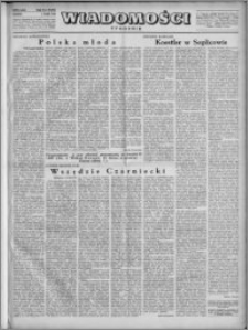 Wiadomości, R. 4, nr 18 (161), 1949