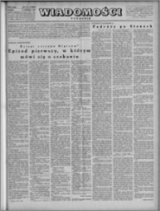 Wiadomości, R. 4, nr 25 (168), 1949