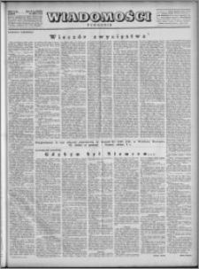 Wiadomości, R. 4, nr 28 (171), 1949