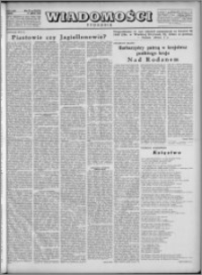 Wiadomości, R. 4, nr 29 (172), 1949