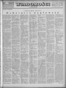 Wiadomości, R. 4, nr 38 (181), 1949