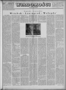 Wiadomości, R. 4, nr 40 (183), 1949