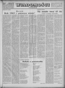 Wiadomości, R. 4, nr 43 (186), 1949