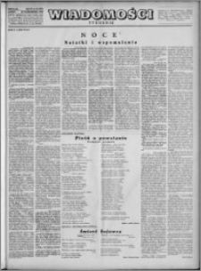 Wiadomości, R. 4, nr 44 (187), 1949