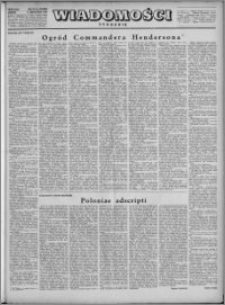 Wiadomości, R. 4, nr 45 (188), 1949