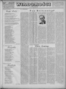 Wiadomości, R. 4, nr 47 (190), 1949