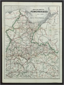 Mapa województwa pomorskiego