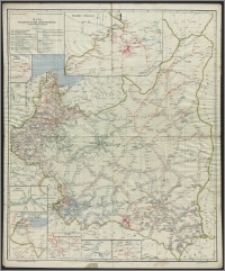 Mapa polskich kolei państwowych i kolei prywatnych