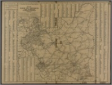 Mapa polskich kolei państwowych i kolei prywatnych pod zarządem państwowym