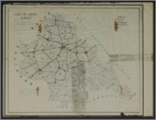 Karte des Kreises Lowicz