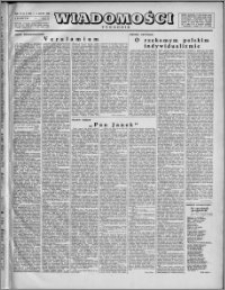 Wiadomości, R. 2, nr 5 (44), 1947