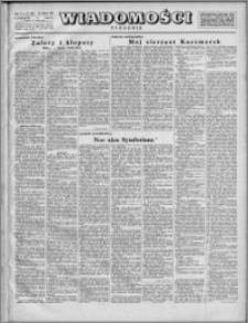 Wiadomości, R. 2, nr 21 (60), 1947