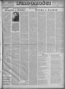 Wiadomości, R. 2, nr 46/47 (85/86), 1947