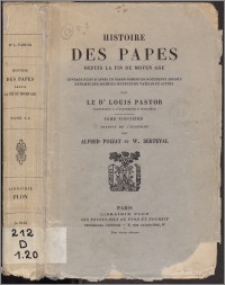 Histoire des papes depuis la fin du Moyen Âge : ouvrage écrit d'après un grand nombre de documents inèdits extraits des archives secrètes du Vatican et autres. T. 20, Grégoire XIII (1572-1585) (suite)