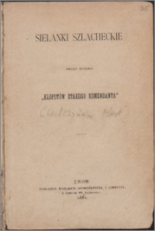 Sielanki szlacheckie