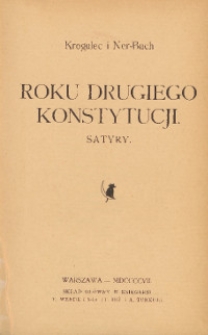 Roku drugiego konstytucji : satyry
