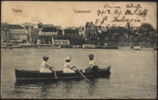 Toruń - widok ogólny od strony Wisły - Thorn. Totalansicht